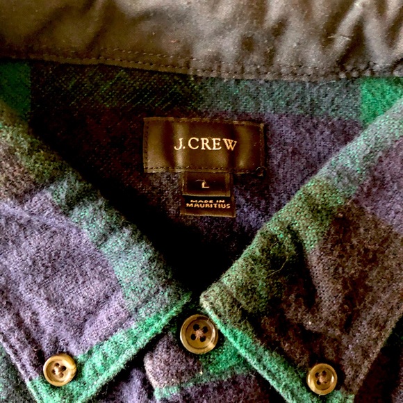 J Crew Flannel Button Down - Picture 3 of 3